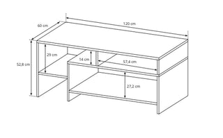 Alva Coffee Table 120 - Msofas LTD