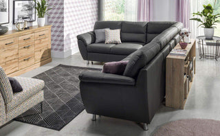 Amigo Corner Sofa Bed XL Soft 6 Black FAST DELIVERY