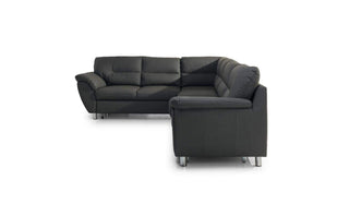 Amigo Corner Sofa Bed XL Soft 6 Black FAST DELIVERY - Msofas LTD