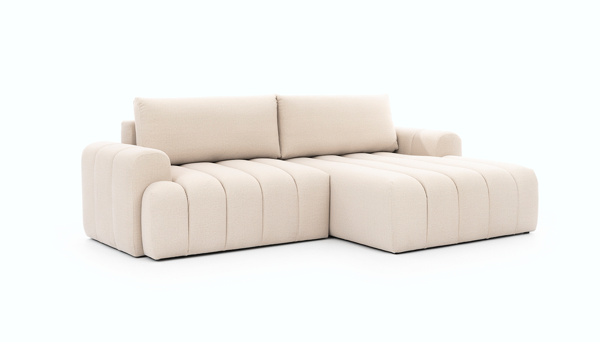 Anubis Corner Sofa Bed with Storage