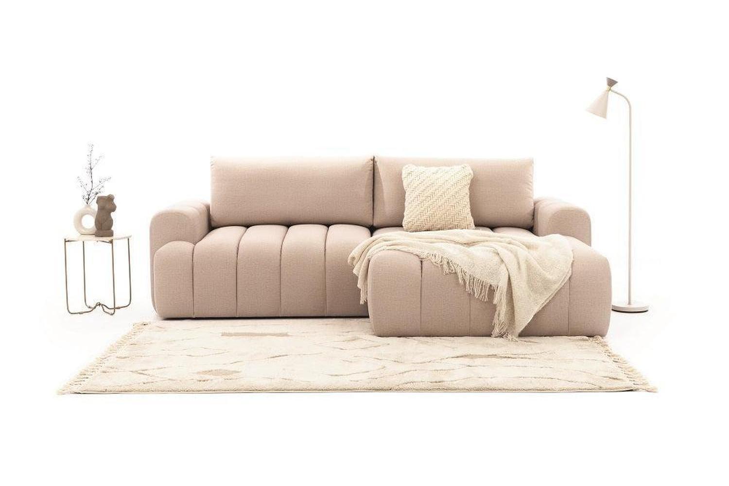 Anubis Corner Sofa Bed with Storage