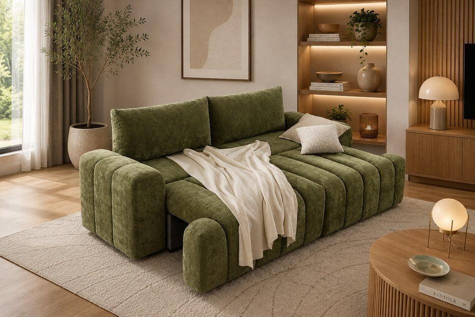Anubis Express Delivery Sofa Bed Olive Green