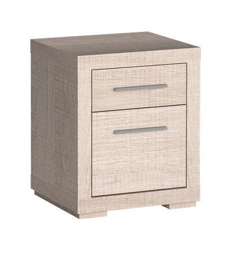 Vegas 2 Drawer Bedside Table 