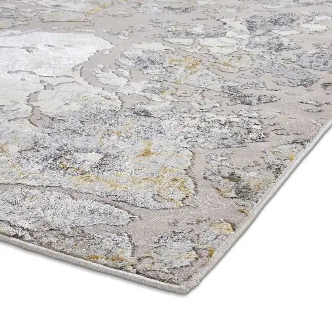Apollo Think 2677 Grey Gold Rug