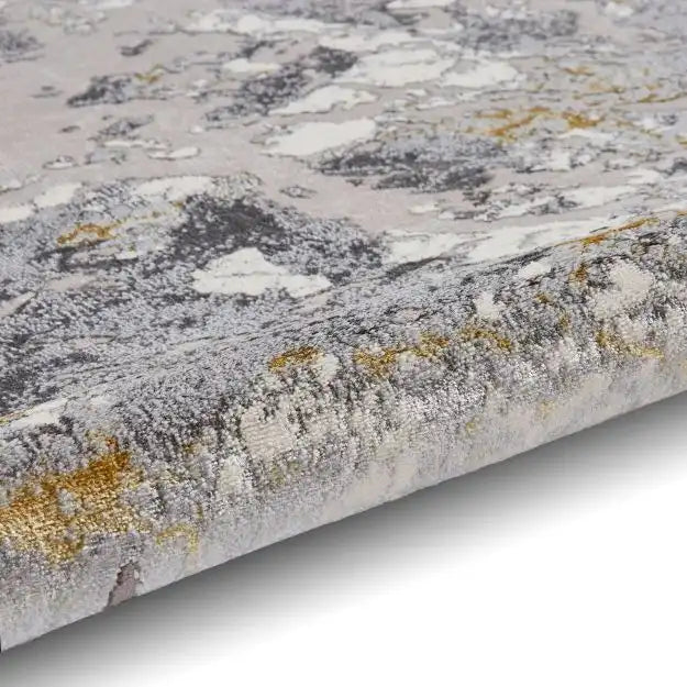 Apollo Think 2677 Grey Gold Rug