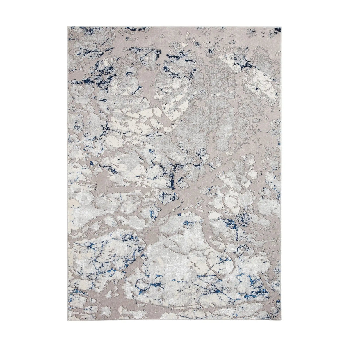 Apollo Think 2677 Grey Navy Rug