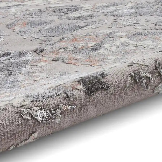 Apollo Think 2677 Grey Rose Rug