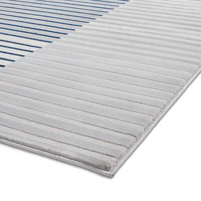 Apollo Think 2681 Grey Navy Rug