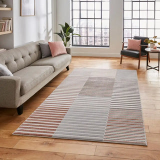Apollo Think 2681 Grey Rose Rug