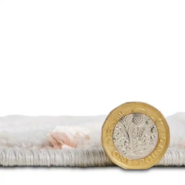 Apollo Think 2681 Grey Rose Rug