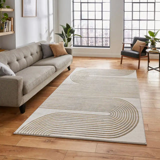 Apollo Think 2683 Grey Gold Rug