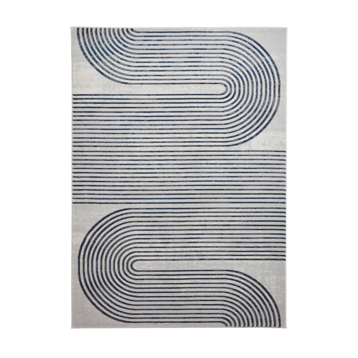 Apollo Think 2683 Grey Navy Rug