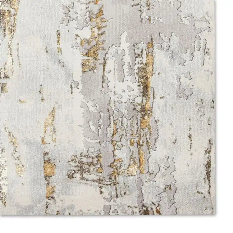 Apollo Think GR579 Grey Gold Rug