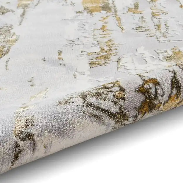 Apollo Think GR579 Grey Gold Rug