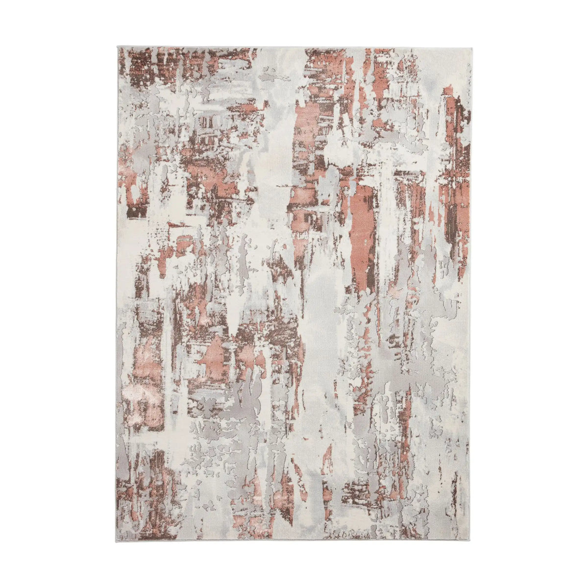 Apollo Think GR579 Grey Rose Rug
