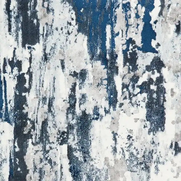 Apollo Think GR580 Grey Navy Rug