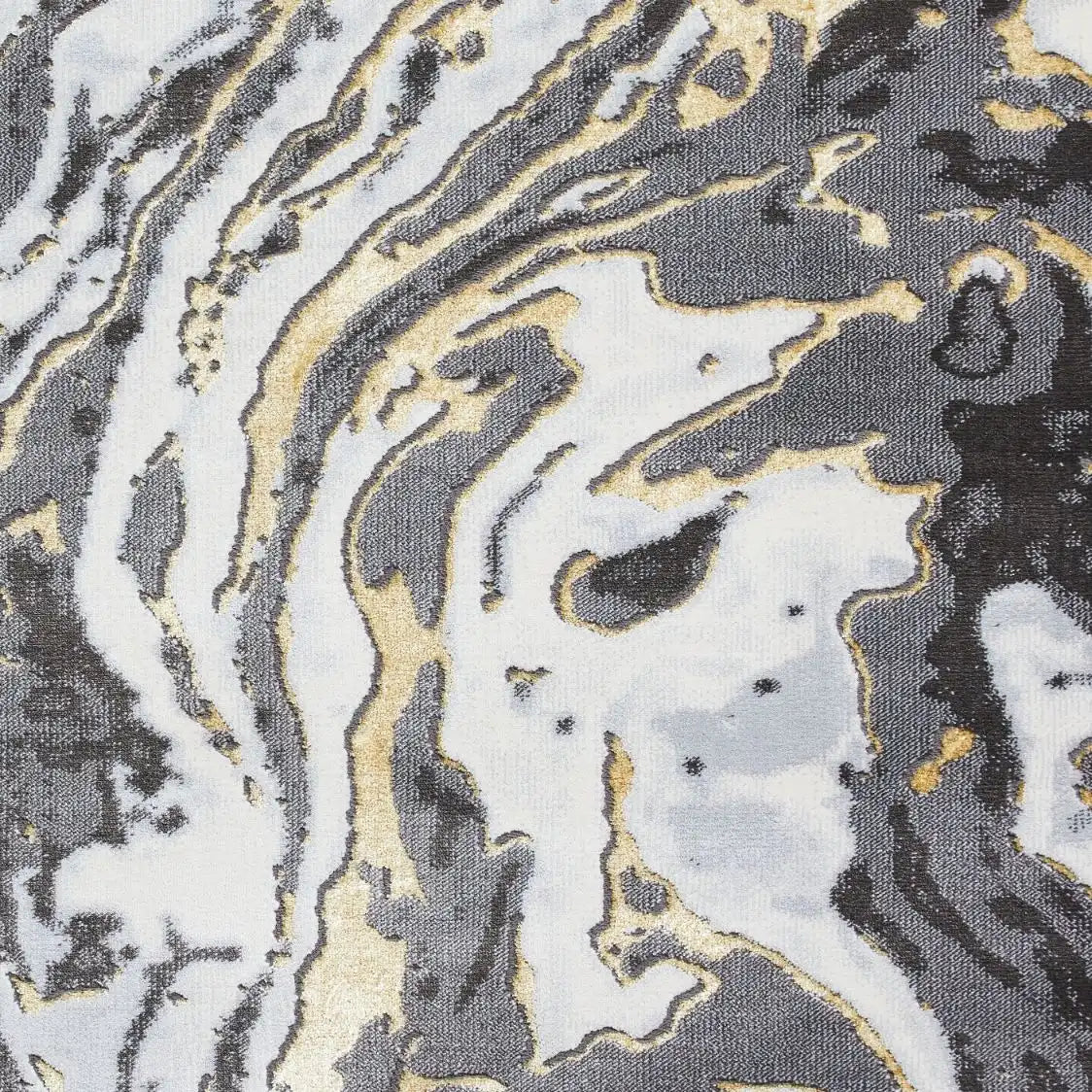 Apollo Think GR584 Grey Gold Rug