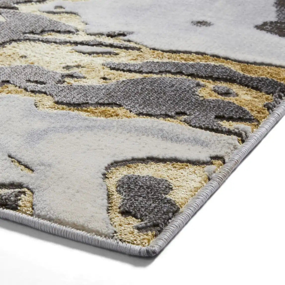 Apollo Think GR584 Grey Gold Rug