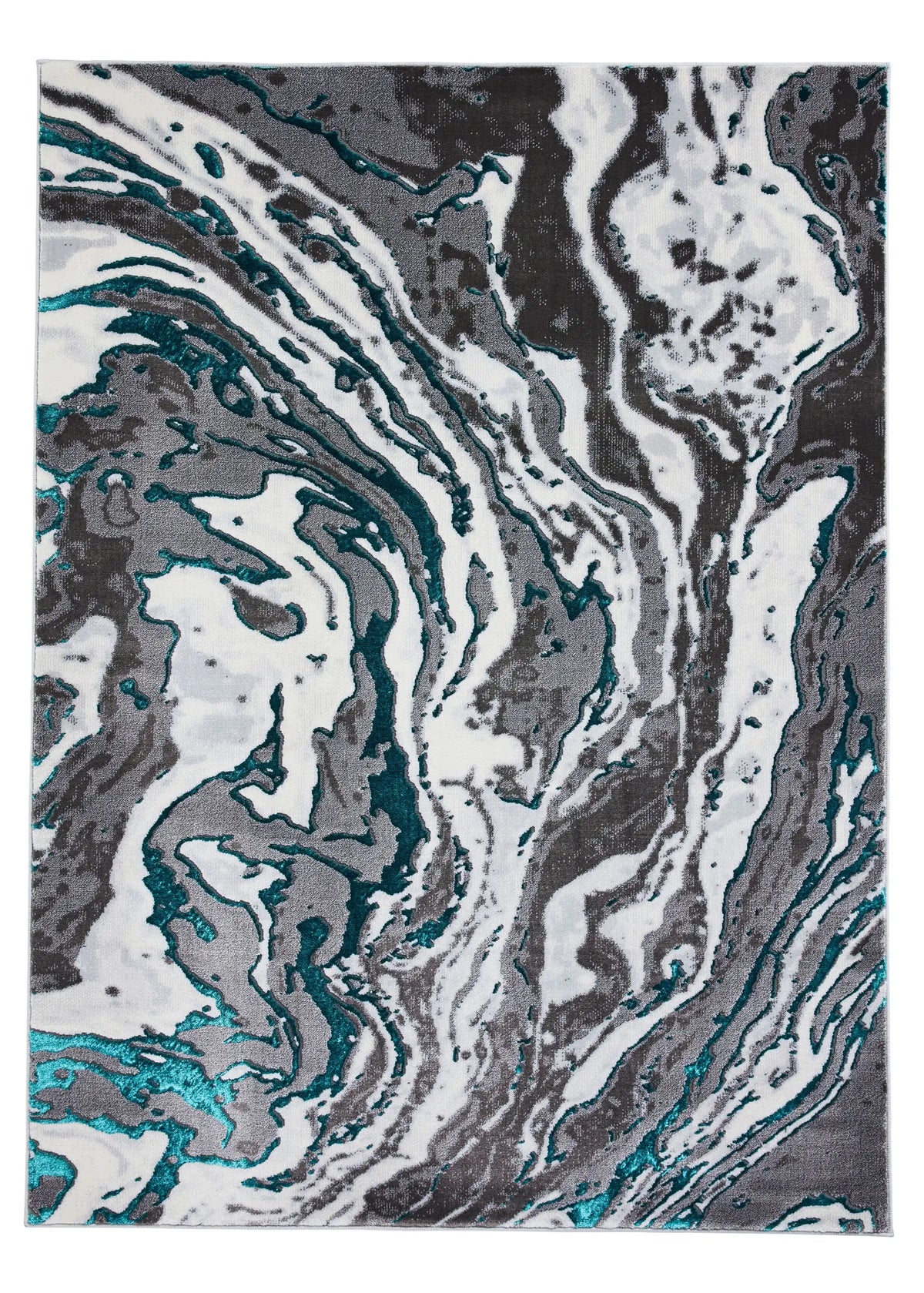 Apollo Think GR584 Grey Green Rug
