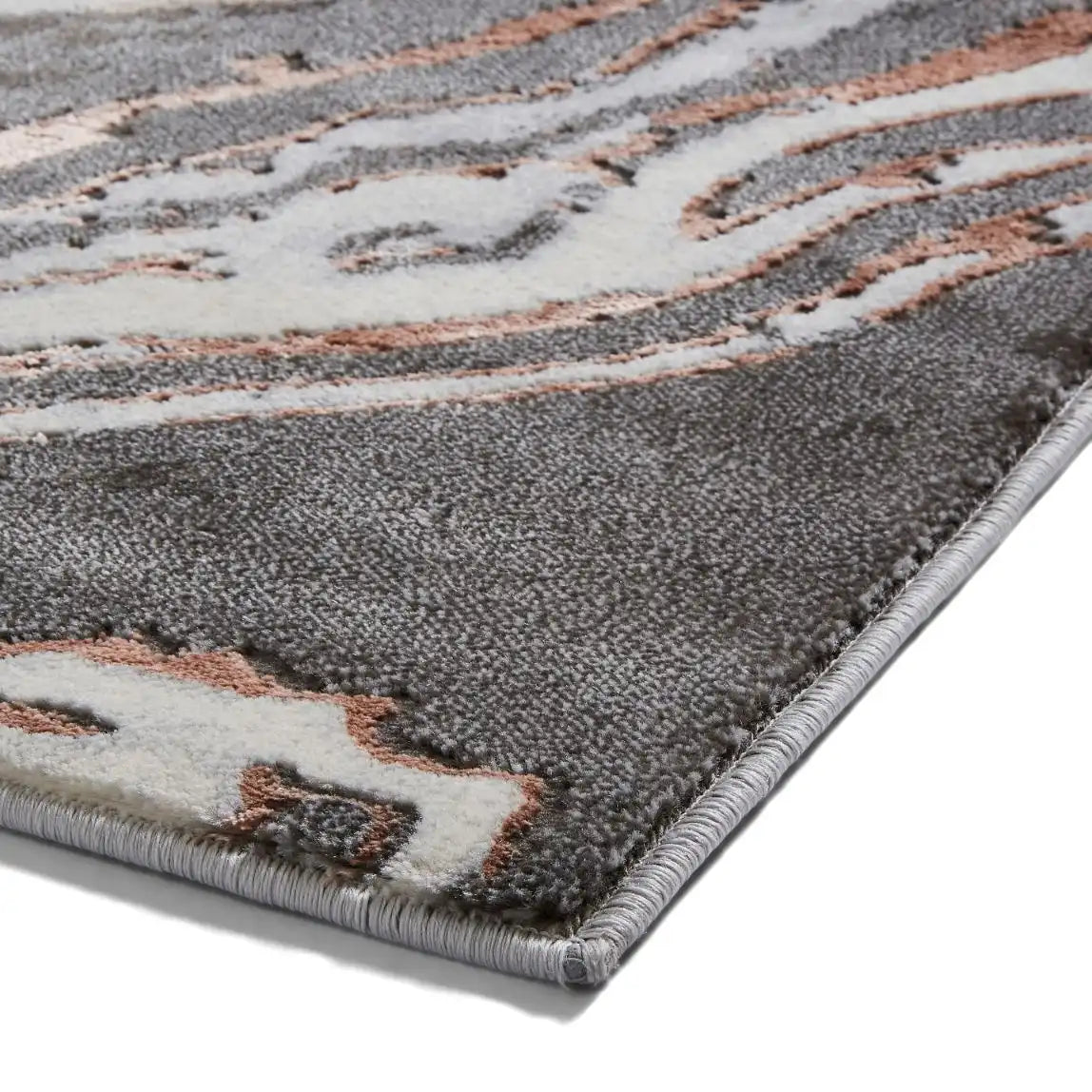 Apollo Think GR584 Grey Rose Rug
