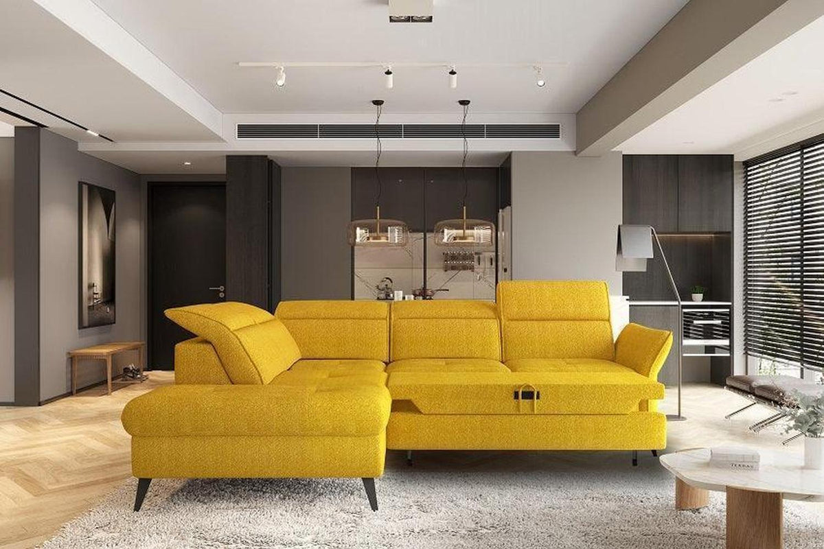 Apulla Corner Sofa Bed With Storage