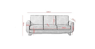 Aramis Sofa Bed Zoya 15 Fast Delivery - Msofas LTD