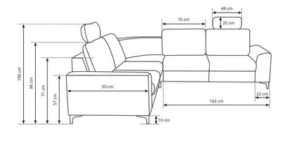 Aspen Corner Sofa Bed