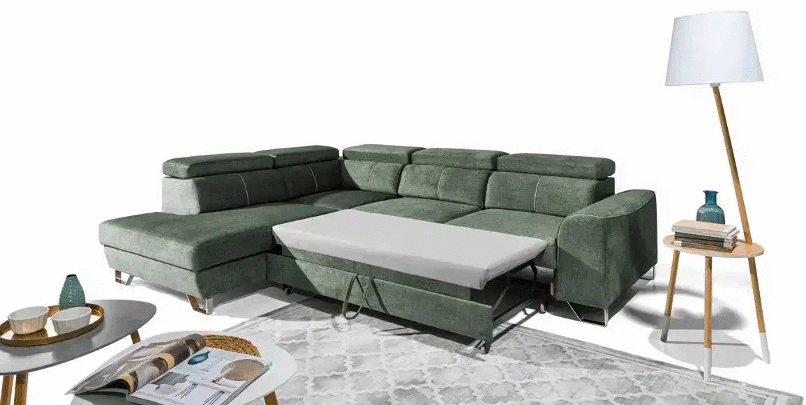 Asto Xl Corner Sofa Bed With Storage