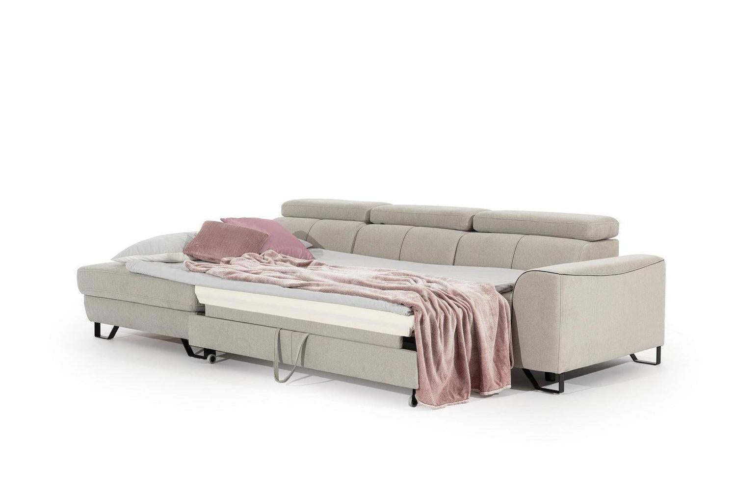 Asto Express Delivery Corner Sofa Bed With Storage Vera 1/15