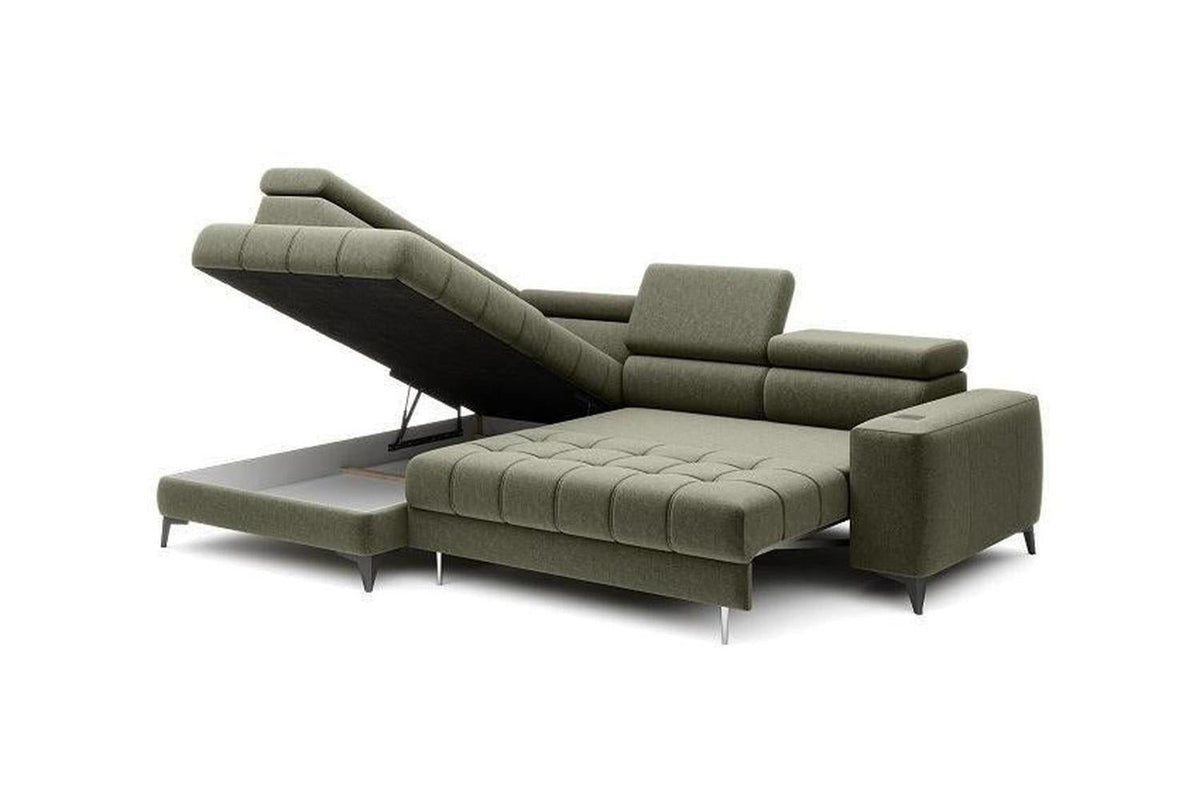 Astola Corner Sofa Bed With Storage