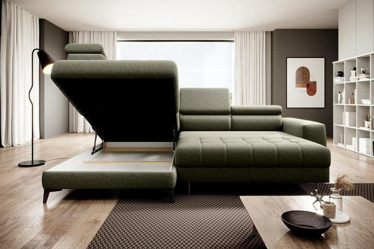Astola Corner Sofa Bed With Storage