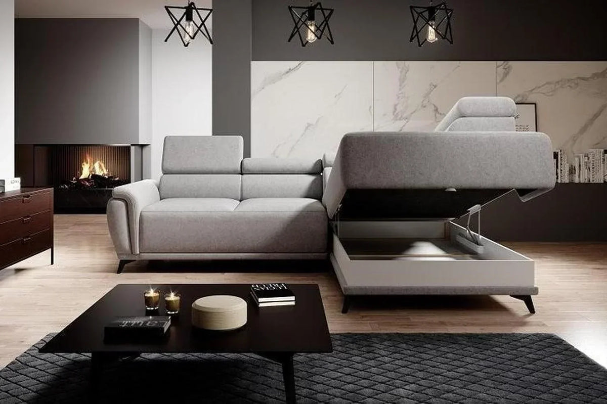 Atlanta Express Delivery Corner Sofa Bed With Storage Monolith 84