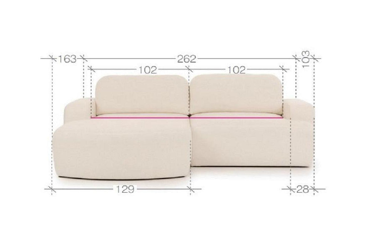 Dover Corner Sofa Bed With Storage