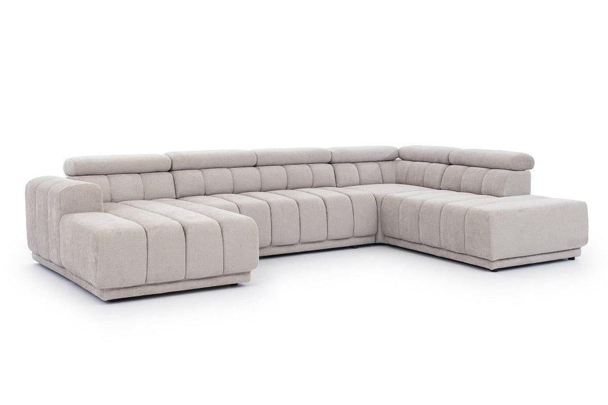 Augusto U Shape Corner Sofa Bed with Storage
