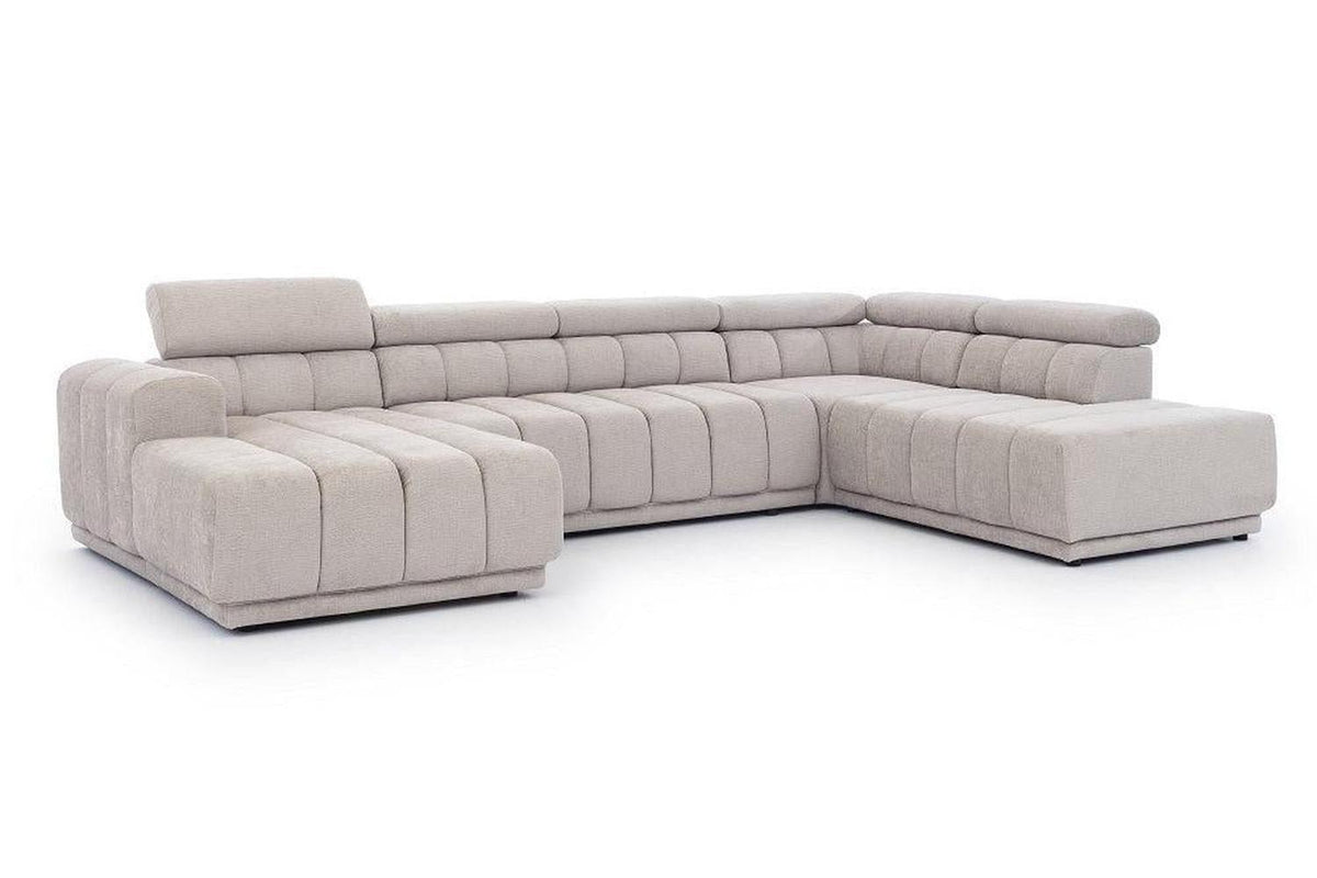 Augusto U Shape Corner Sofa Bed with Storage