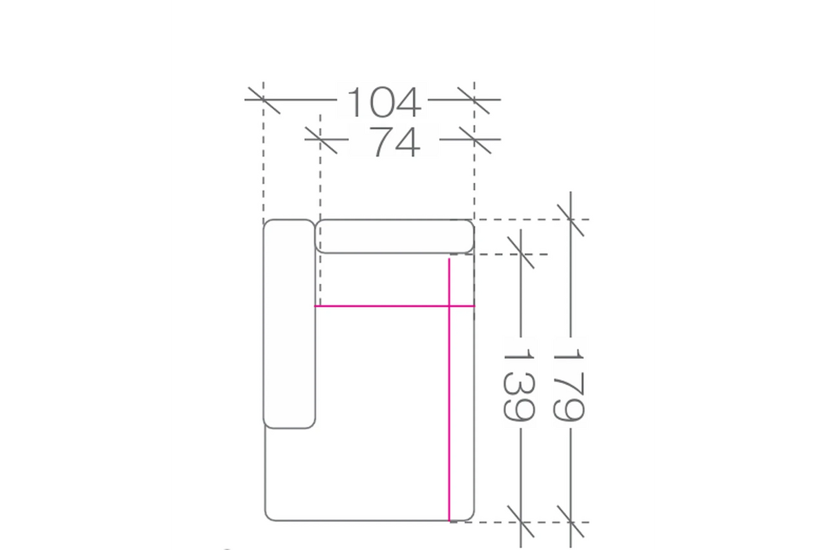 Augusto Collection - Module OBL dimensions