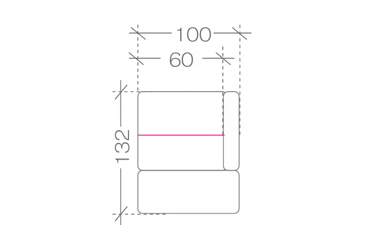 Augusto Collection - Module OSP with Storage dimensions