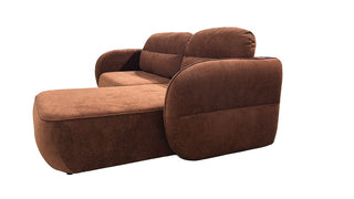 Sofa narożna Baloo z funkcją spania i schowkiem