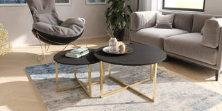 Pula Coffee Table Portland Black - Msofas LTD