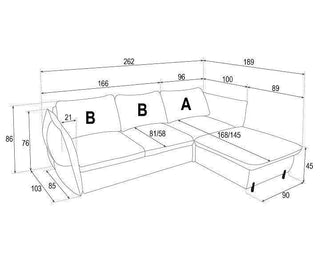 Balu Corner Sofa Bed - Msofas LTD