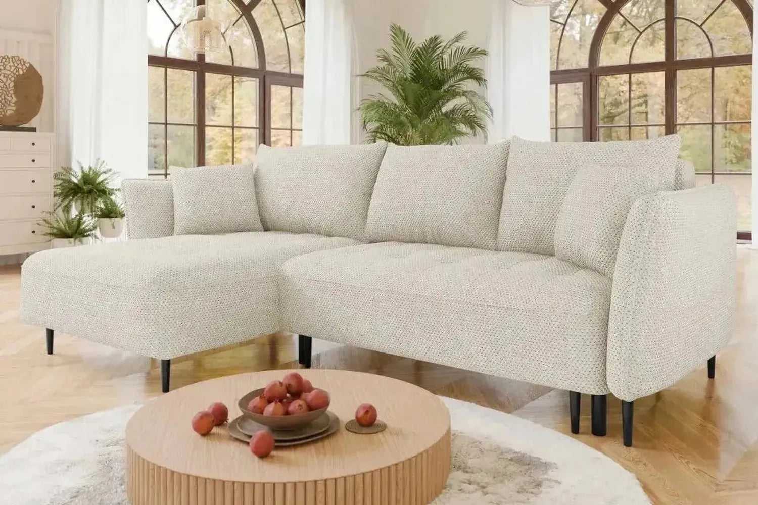Baro Corner Sofa Bed With Storage