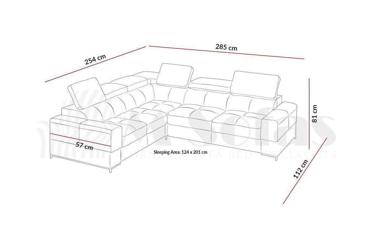 Basalt Iii Corner Sofa Bed With Storage