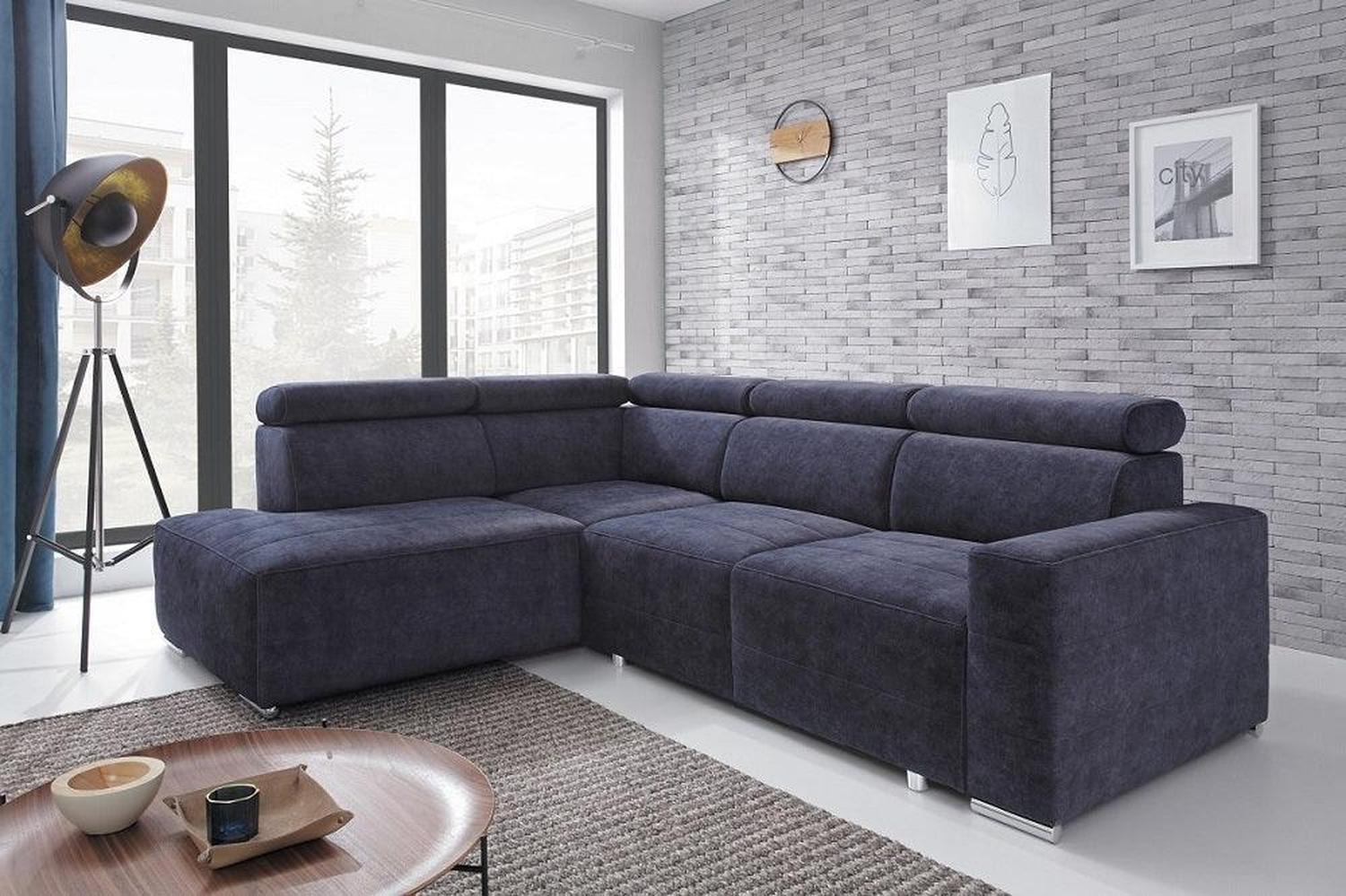Bergamo Corner Sofa Bed With Storage