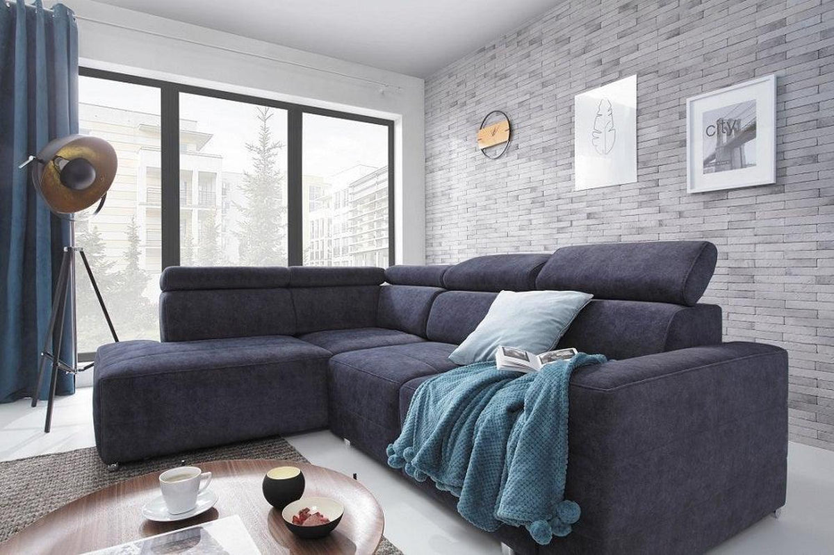 Bergamo Corner Sofa Bed With Storage