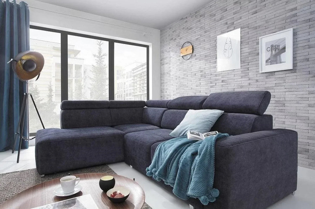 Bergamo Corner Sofa Bed With Storage