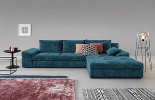 Bono Express Delivery Corner Sofa Bed With Storage Kensington Teal
