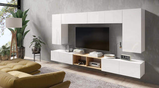 Cala Golden Oak Hanging Open Cabinet 100 - Msofas LTD