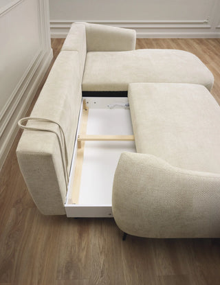 Candi Corner Sofa Bed with Storage