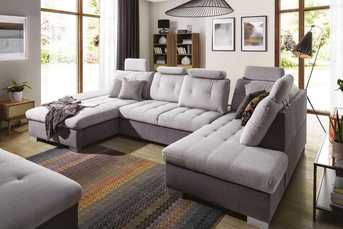 Cremona Xl U Shape Corner Sofa Bed