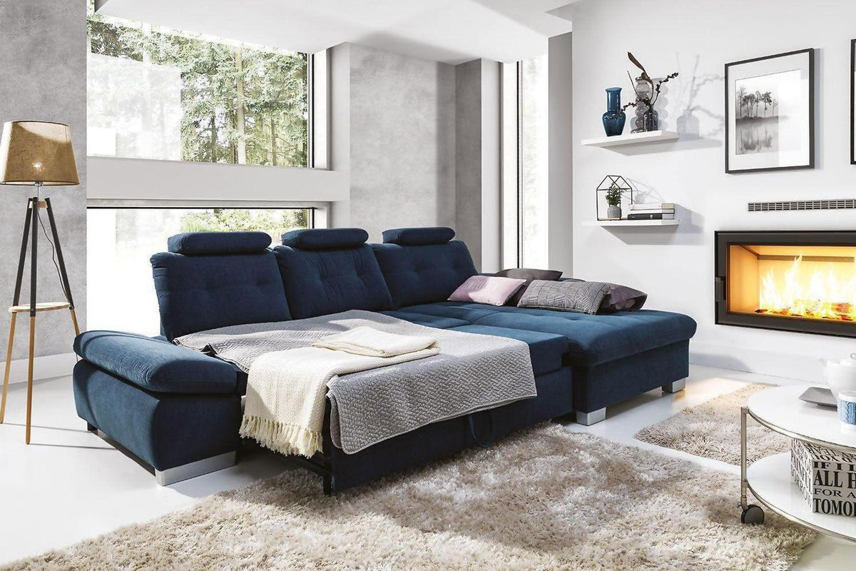 Cremona Express Delivery Corner Sofa Bed With Storage Zoya 15